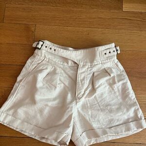Women's Cream Shorts